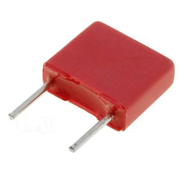 Capacitor: polyester; 1uF; 40VAC; 63VDC; 5mm; ±5%; 5x10x7.2mm; THT