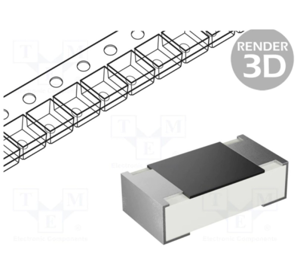 Resistor: thick film; SMD; 0603; 620k?; 0.1W; ±5%; -55÷155°C