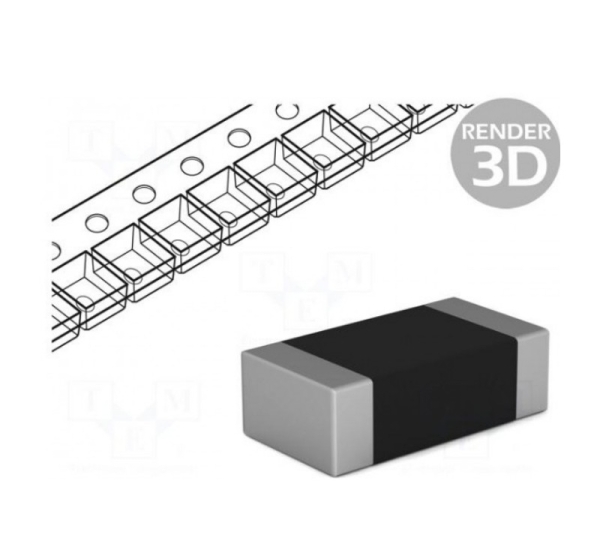 Capacitor: ceramic | MLCC | 10uF | 25V | X5R | ±10% | SMD | 0805