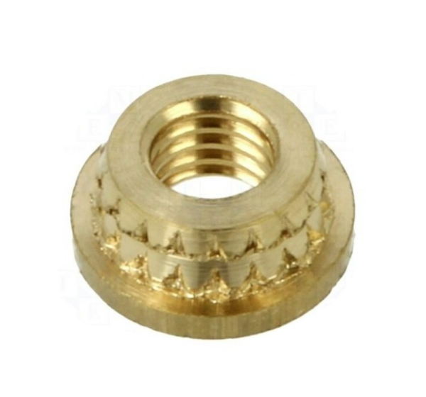 Threaded insert; brass; M3; BN: 37905; L: 1.85mm; MICROBARB®