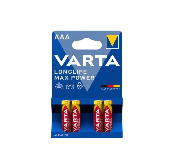 VARTA ® VARTA Longlife Max Power Alkaline Battery AAA (1.5V) B4