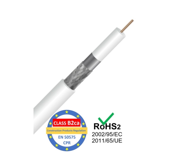 ProBase™ Koaksiālais kabelis, ProBase™,  RG6U, 305m | CPR klase B2ca (s1,d0,a1), LSZH
