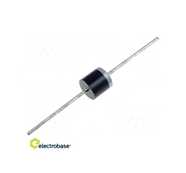 Diode: rectifying; THT; 1kV; 6A; reel,tape; Ifsm: 400A; P600; 2.5us