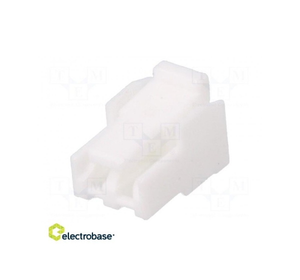 Plug; wire-board; female; GH; 1.25mm; PIN: 2; w/o contacts