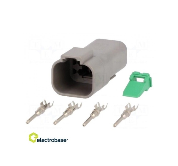 Connector: wire-wire; DT; plug; male; Size: 16; 0.75÷2mm2; PIN: 4