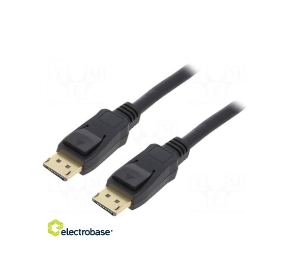 Cable; DisplayPort 1.4,HDCP 2.2; DisplayPort plug,both sides