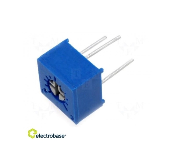 Potentiometer: mounting; single turn,horizontal; 50k?; 500mW
