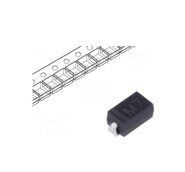 Diode: rectifying; SMD; 1kV; 1A; Package: reel,tape; SMA; Ufmax: 1.1V