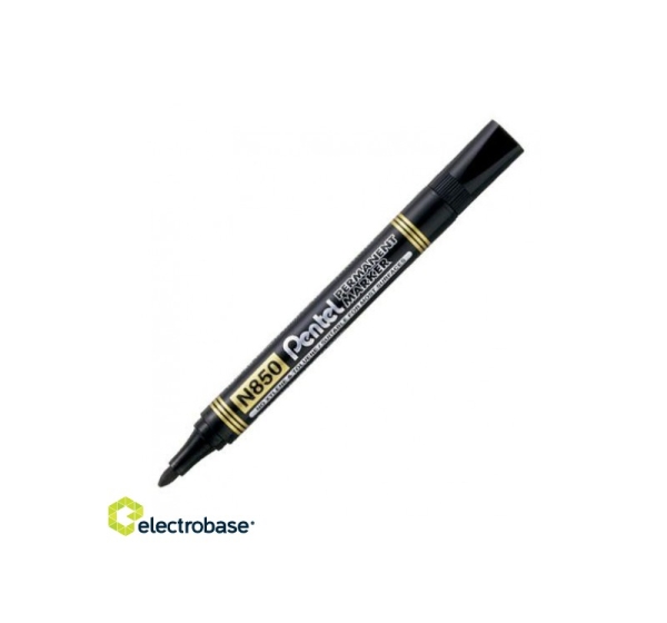 Permanentais marķieris Pentel N850, melns, 4.2mm, konisks