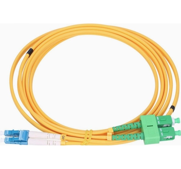 ElectroBase ® SC/APC-LC/UPC patch cord/ duplex/ SM/ 1m, LSZH