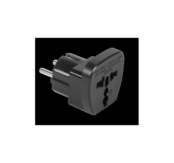 CABLETECH Universālais ceļojumu AC adapteris EU, UK, USA, ASIA | Max.16A (QZ36-9)