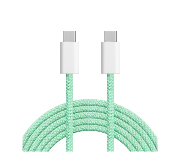 Kruger&Matz 100W Durable Connector USB-C - USB-C | 1.5m |  Green | Kruger&Matz