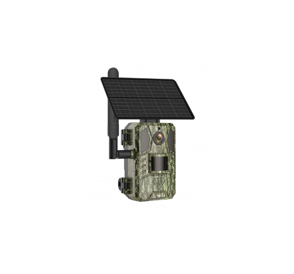 PNI ® Hunting camera with solar panel :: Lithium batteries :: 16MP :: 4G GSM : PIR with AI :: Android, iOS