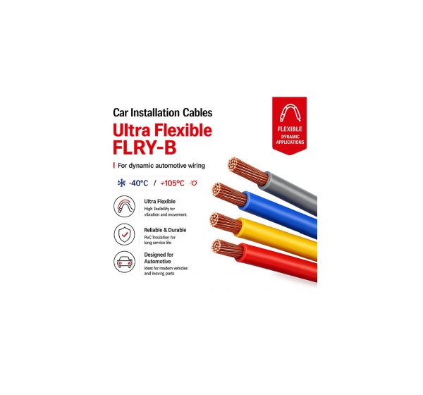 bqcable.com Wire; FLRY-B; stranded; Cu; 0.5mm2; PVC; white; 60V; 500m; Class: 5