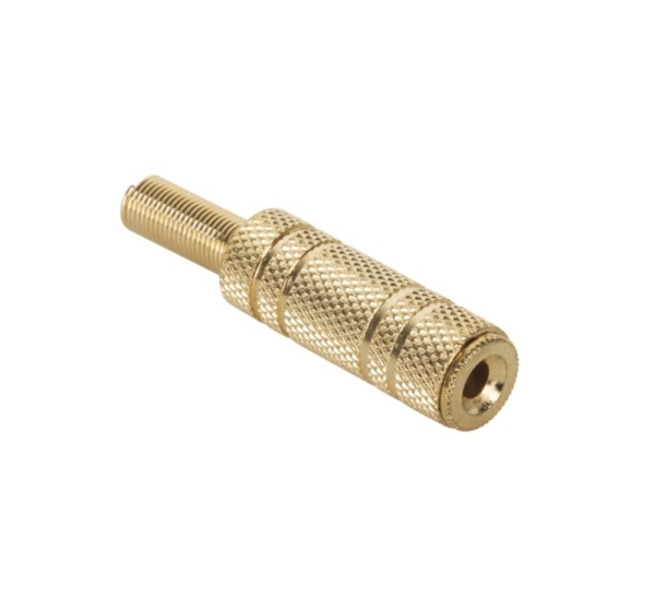 Audio Jack 3.5mm Socket | Female | Stereo | Gold Metal