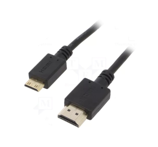 GEMBIRD Cable HDMI 2.0; HDMI plug, mini HDMI plug; PVC; 1.8m; 3D, 4K, ARC, UHD 2160p