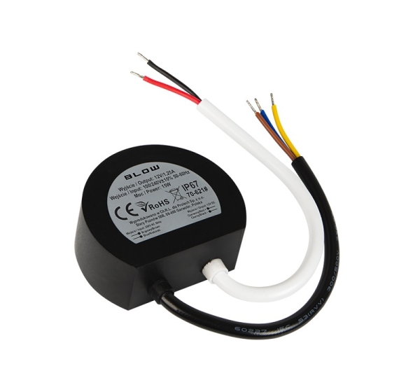 Pulse power supply unit for industry 12V/1.25A 15W Plastics