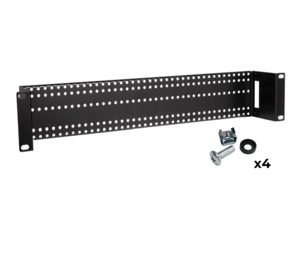 ProBase™ Universāls 2U montāžas panelis pametne 19" RACK skapjiem