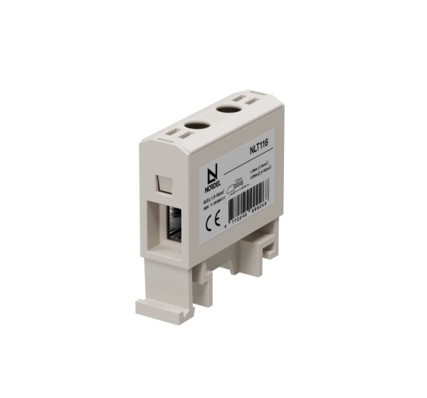 NORDEL™ NLT116 Universal terminal 1x1.5-16mm². grey for Al/Cu conductors