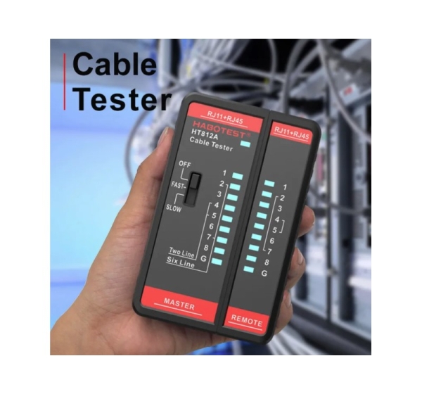 Network cable tester Habotest HT812A  RJ45/RJ14/RJ12/RJ9