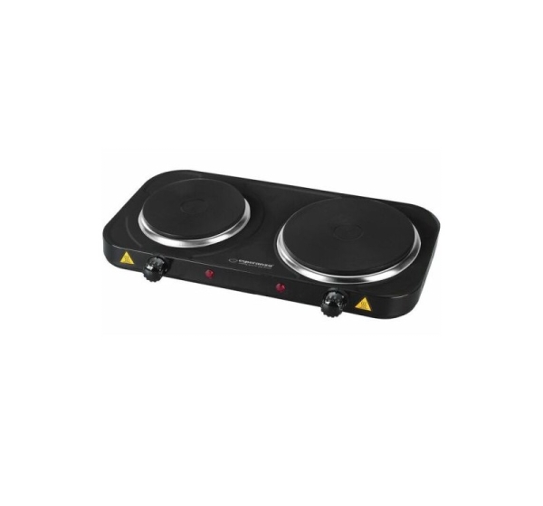 Esperanza EKH014K Electric Stove 2 zone (s), Black