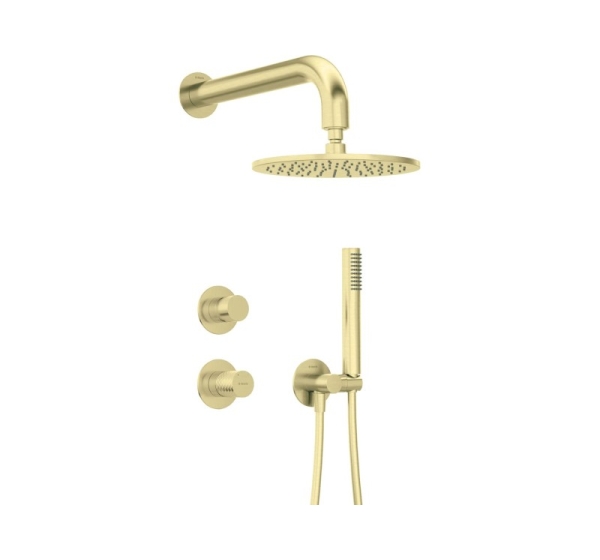 Concealed shower set with shower head