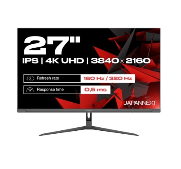 JAPANNEXT JN-I270UHD16FHD32 computer monitor 68.6 cm (27") 3840 x 2160 pixels 4K Ultra HD LED Black