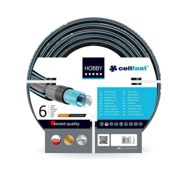 CELLFAST WĄŻ OGRODNICZY HOBBY ATS 1/2" 60mb PL "B" /NA STOJAK