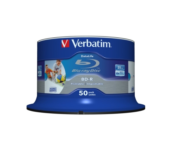 Verbatim 43812 blank Blu-Ray disc BD-R 25 GB 50 pc(s)