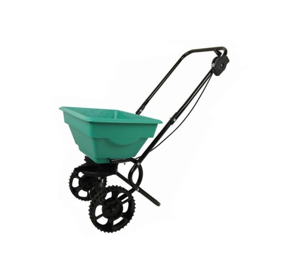 Greenmill garden rotary spreader on wheels 15L