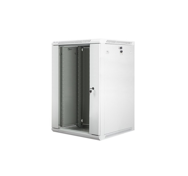 Lanberg WF01-6618-10S rack cabinet 18U Wall mounted rack Grey
