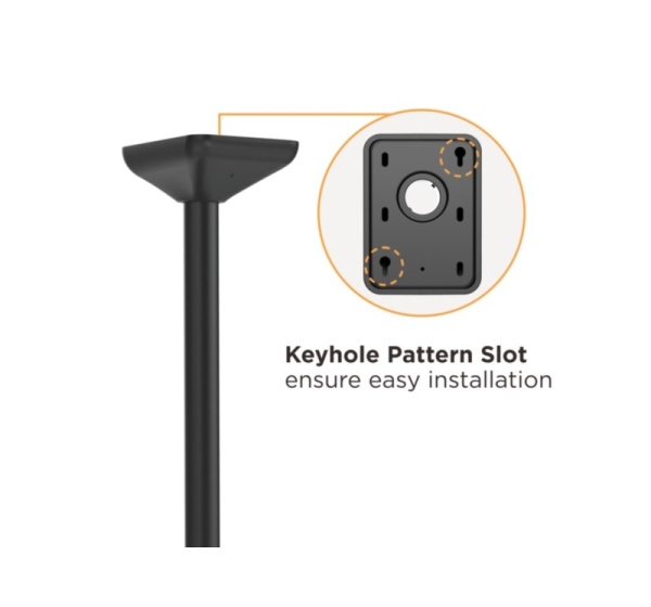 Equip 45"-55" Dual Screen Ceiling Mount