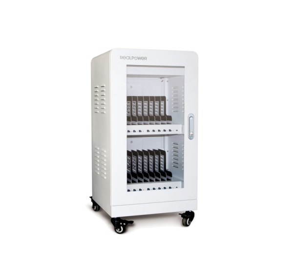 RealPower Power Station 20 Portable device management cart White