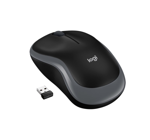LOGITECH M185 cordless Notebook Mouse USB black grey 910-002238