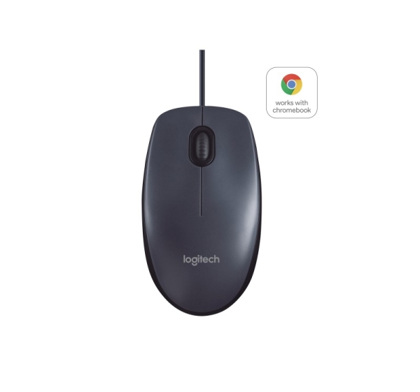 LOGITECH B100 optical Mouse black USB for Business OEM 910-003357