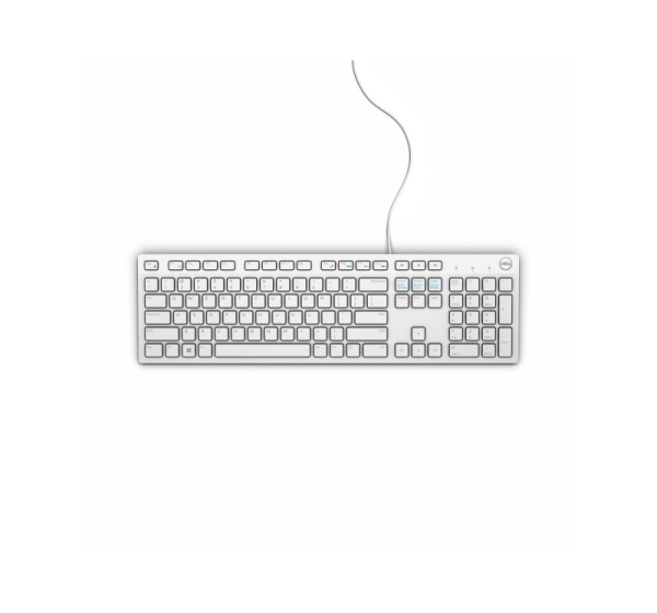 Dell Wired Keyboard - KB216 - US International (QWERTY) - White 580-ADGM
