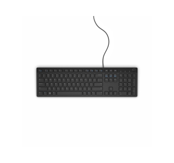 Dell Multimedia Keyboard-KB216 - Russian (QWERTY) - Black 580-ADGR