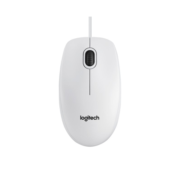 LOGITECH B100 Optical Mouse for Business White OEM 910-003360