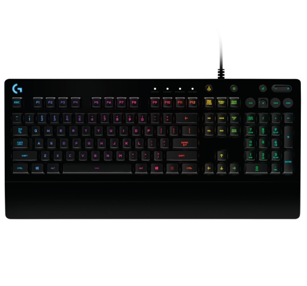 Logitech G213 PRODIGY Wired Gaming Keyboard, RGB, USB backlit, US, Black 920-008093