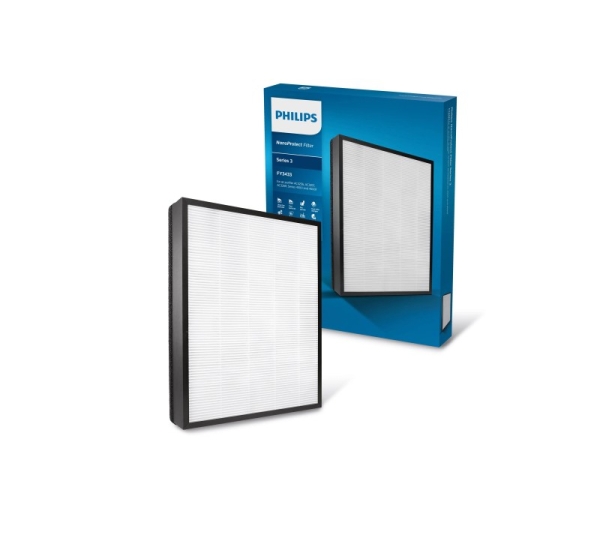 Philips NanoProtect HEPA filter FY3433/10 Captures 99.97% of particles