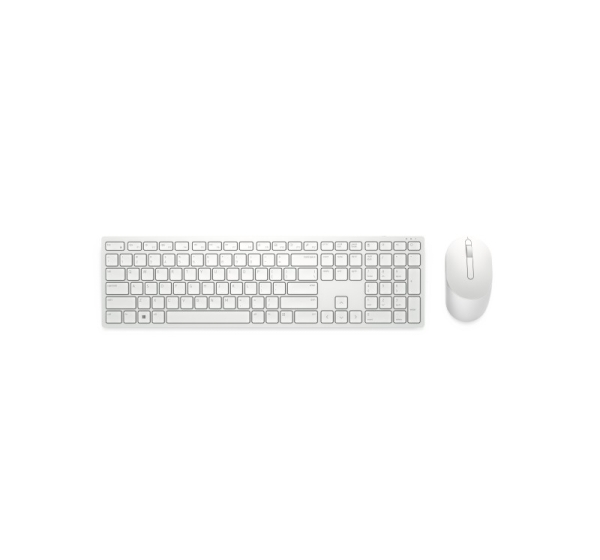 Dell Keyboard and Mouse KM5221W Pro Wireless, US, 2.4 GHz, White