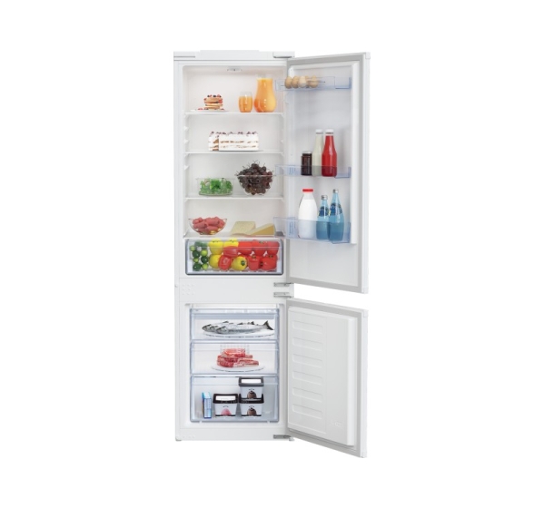 BEKO Built-in Refrigerator BCSA285K4SN, Height 177.5 cm, Energy class E, Inverter motor
