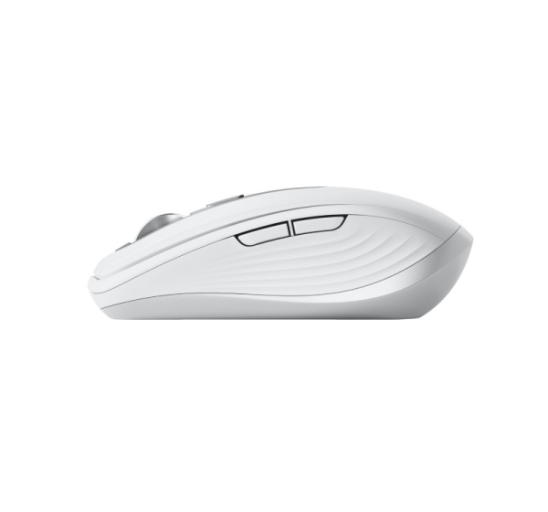 Logitech MX Anywhere 3S Mouse - RF Wireless + Bluetooth, Laser, 8000 DPI, Pale Grey (White) 910-006930
