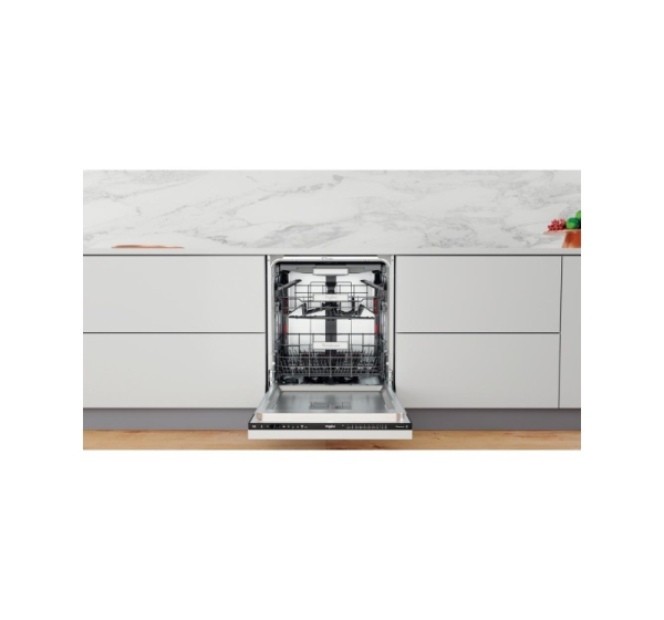 WHIRLPOOL Built-In Dishwasher WIO 3P33 PL, Energy class D, Width 60 cm, Natural Dry, Third basket, 10 programs WIO3P33PL