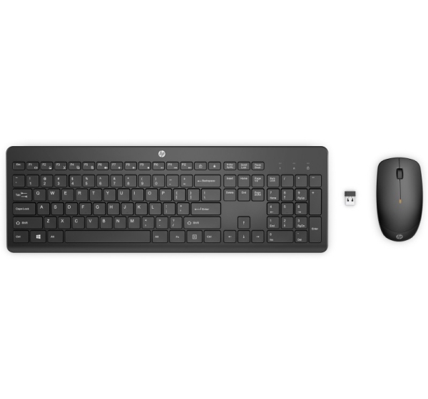 HP 235 Wireless Mouse Keyboard Combo - Black - US ENG 1Y4D0UT#ABB