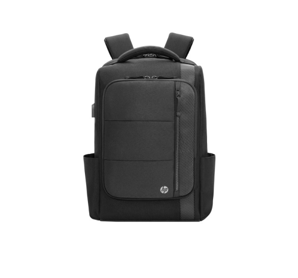 HP Executive 16 Backpack, Water Resistant, Expandable, Cable Pass-through USB-C port - Black, Grey 6B8Y1UT