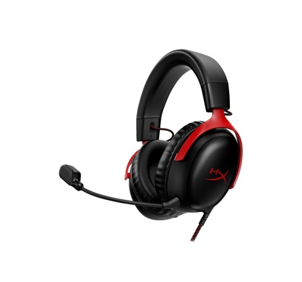 HyperX Cloud III - Gaming Headset (Black/Red) 727A9AA