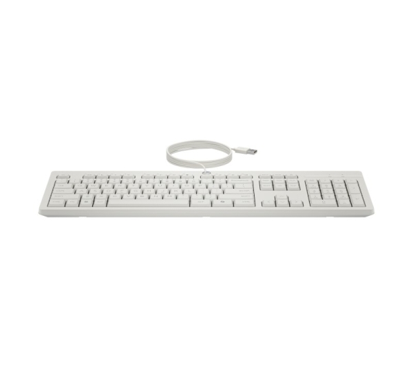 HP 225 G2 USB Wired Mouse Keyboard Combo, Copilot Key - Cashmere White - ESTONIAN AW5S6AA#ARK