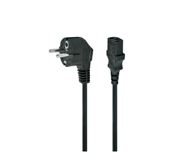 CABLES 220V Power Cord – 1.8m, C13 socket (for desktops, monitors) PC-186-C13_OR