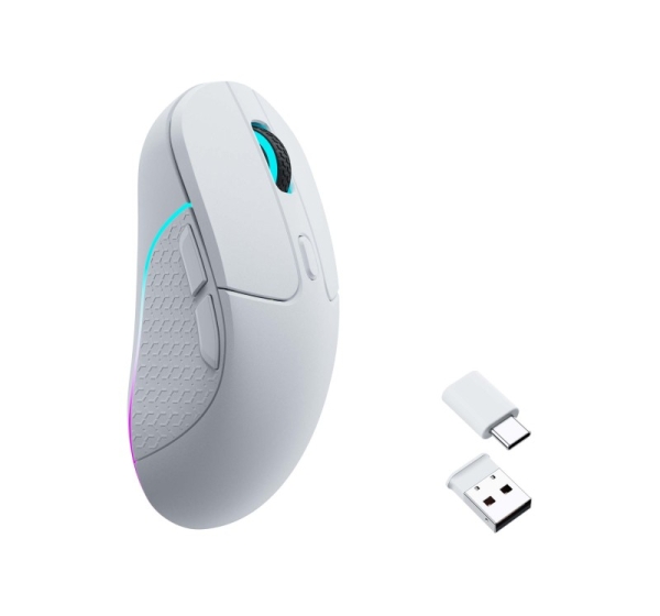 Keychron M3 (1000Hz) White Wireless Mouse M3-A3